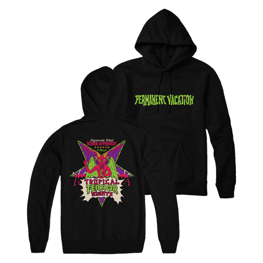 Tropical Terror Baphomet Hoodie (Black)